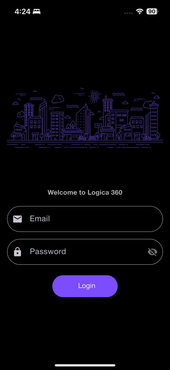 Logica360 rider app — sign-in